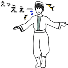 Balletsilhouette Beautiful sticker act.3 sticker #14787039