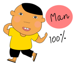 Thai girl Khmer boy sticker #14787339