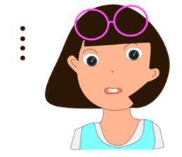 Thai girl Khmer boy sticker #14787340