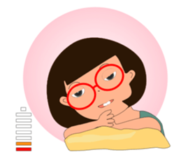 Thai girl Khmer boy sticker #14787343