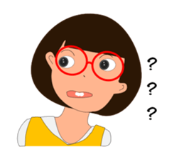 Thai girl Khmer boy sticker #14787345