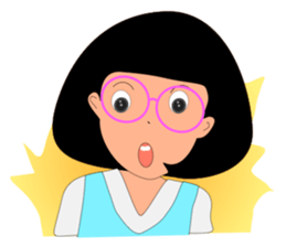 Thai girl Khmer boy sticker #14787346