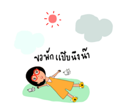 Thai girl Khmer boy sticker #14787347