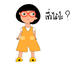 Thai girl Khmer boy sticker #14787349