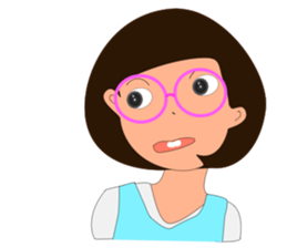 Thai girl Khmer boy sticker #14787356