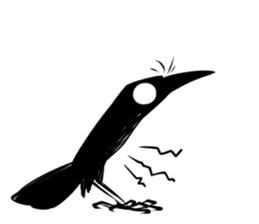 Of crow sticker #14787529