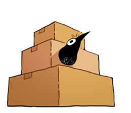 Of crow sticker #14787536