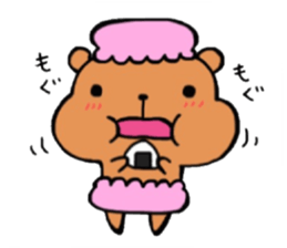 Funny sweets Kumama sticker #14788137