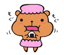 Funny sweets Kumama sticker #14788137