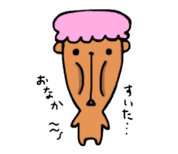 Funny sweets Kumama sticker #14788138