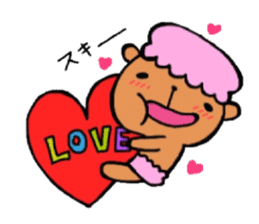 Funny sweets Kumama sticker #14788142