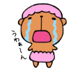 Funny sweets Kumama sticker #14788155