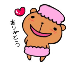 Funny sweets Kumama sticker #14788157