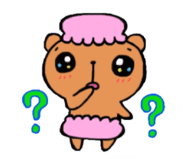 Funny sweets Kumama sticker #14788159