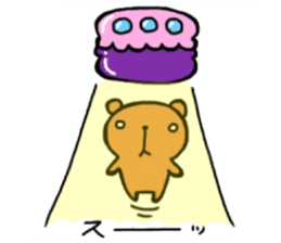 Funny sweets Kumama sticker #14788163