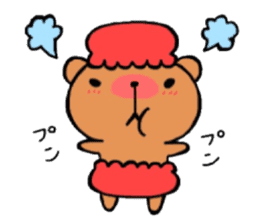 Funny sweets Kumama sticker #14788164