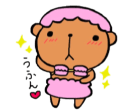 Funny sweets Kumama sticker #14788165