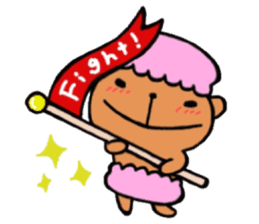 Funny sweets Kumama sticker #14788167