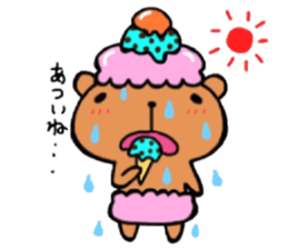 Funny sweets Kumama sticker #14788170
