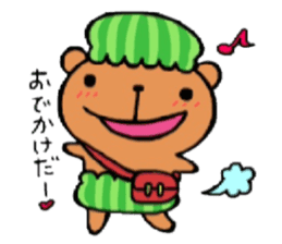 Funny sweets Kumama sticker #14788172