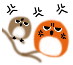 Mr. owl Sticker sticker #14788579