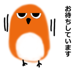 Mr. owl Sticker sticker #14788583