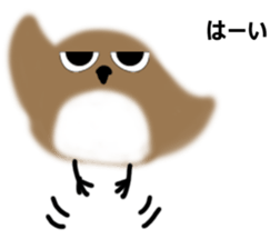 Mr. owl Sticker sticker #14788588