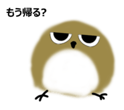 Mr. owl Sticker sticker #14788607
