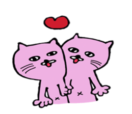 Cat of the deadpan sticker #14789464