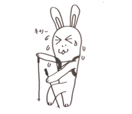 Trail running rabbit sticker #14789939