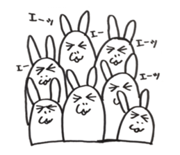 Trail running rabbit sticker #14789948