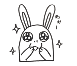 Trail running rabbit sticker #14789951