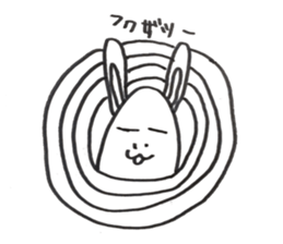 Trail running rabbit sticker #14789957