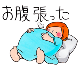 Pregnant woman Stickers sticker #14790336