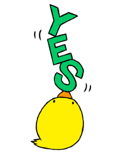 Pretty Goofy Duck sticker #14790636