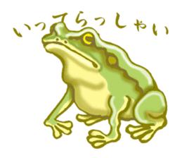 Traditional Japanese Frog sticker #14790950