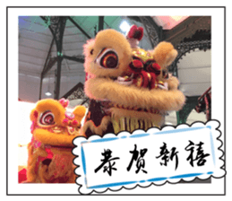 Chinese New Year greeting card2 sticker #14791183