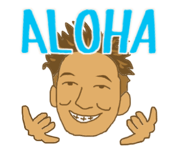 Kazu loves surfing sticker #14791430