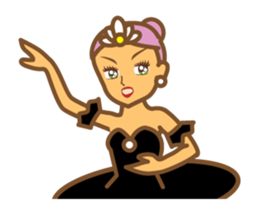 halulu 02 dancing sticker #14792389