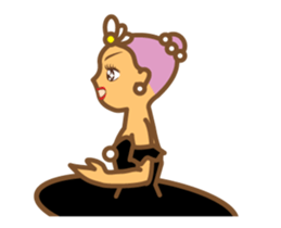 halulu 02 dancing sticker #14792401