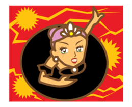 halulu 02 dancing sticker #14792404