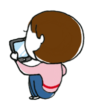 Everyday in Bob Hair sticker #14792411