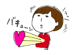 Everyday in Bob Hair sticker #14792414