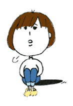 Everyday in Bob Hair sticker #14792422