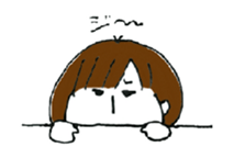 Everyday in Bob Hair sticker #14792426