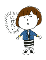 Everyday in Bob Hair sticker #14792427