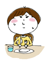 Everyday in Bob Hair sticker #14792430