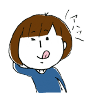 Everyday in Bob Hair sticker #14792431