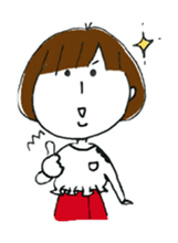 Everyday in Bob Hair sticker #14792435