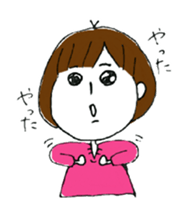 Everyday in Bob Hair sticker #14792437